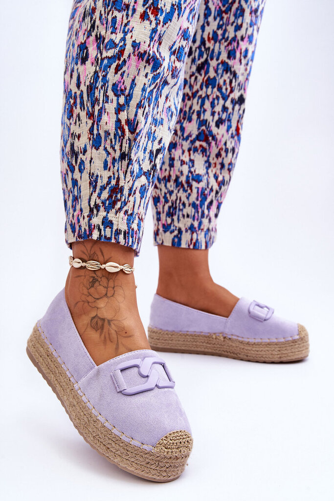 Espadrilės moterims Maurine 24541-H, violetinės kaina ir informacija | Bateliai moterims  | pigu.lt