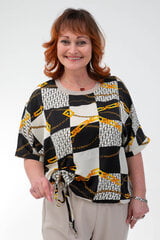 Узорчатая вискозная рубашка K-ITALIA цена и информация | Женские блузки, рубашки | pigu.lt