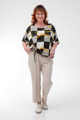 Узорчатая вискозная рубашка K-ITALIA цена и информация | Женские блузки, рубашки | pigu.lt