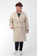 Пальто двубортное с английским воротником цена и информация | Женские пальто | pigu.lt