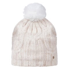 Luhta moteriška žieminė kepurė NIRKKOLA, natūrali balta kaina ir informacija | Kepurės moterims | pigu.lt