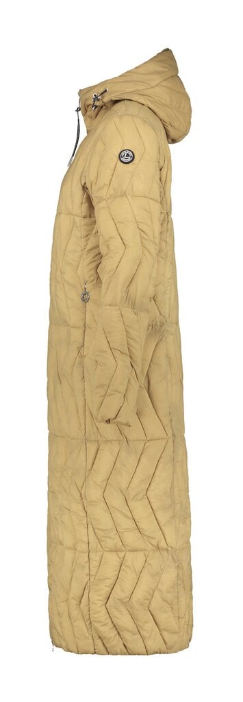 Luhta moteriškas žieminis paltas ALHOPAKKA, smėlio spalvos kaina ir informacija | Striukės moterims | pigu.lt