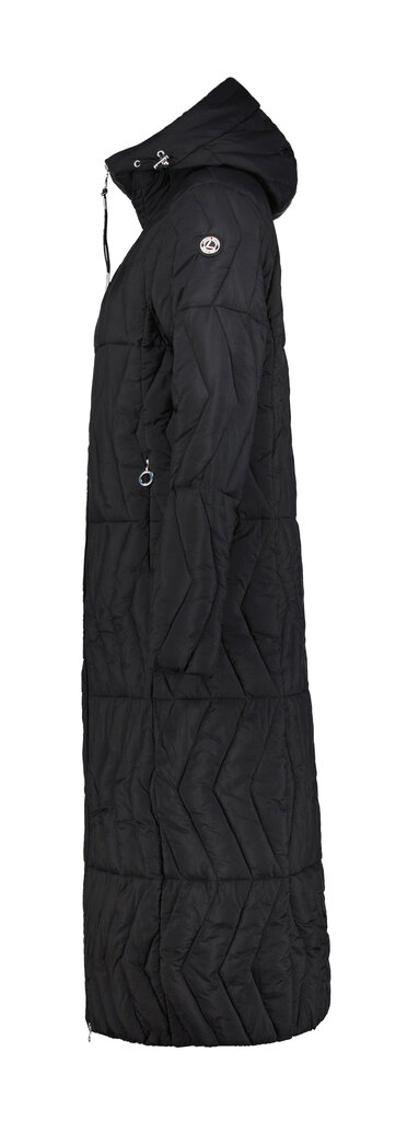 Luhta moteriškas žieminis paltas ALHOPAKKA, juodas kaina ir informacija | Striukės moterims | pigu.lt