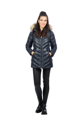 Женская зимняя куртка Luhta HAUKIVUORI, темно-синяя цена и информация | Женские куртки | pigu.lt