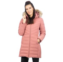 Женское зимнее пальто Luhta HAUKKALA, розовое цена и информация | Женские куртки | pigu.lt