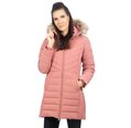 Luhta moteriškas žieminis paltas HAUKKALA, rožinis