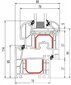 Plastikinis dviejų dalių nevarstomas langas, baltos spalvos kaina ir informacija | Plastikiniai langai | pigu.lt
