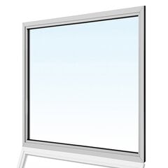 Plastikinis nevarstomas langas, baltos spalvos kaina ir informacija | Plastikiniai langai | pigu.lt