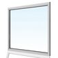 Plastikinis nevarstomas langas, baltos spalvos kaina ir informacija | Plastikiniai langai | pigu.lt