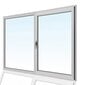 Plastikinis varstomas langas, baltos spalvos kaina ir informacija | Plastikiniai langai | pigu.lt