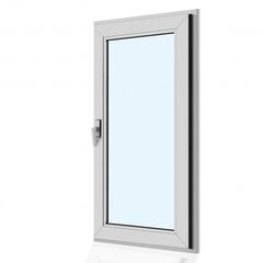 Balkono/terasos durys, baltos spalvos kaina ir informacija | Plastikiniai langai | pigu.lt