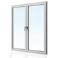Balkono/terasos durys, 2 dalių, baltos spalvos kaina ir informacija | Plastikiniai langai | pigu.lt