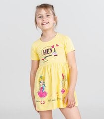 Детское платье 231285 02, желтое, 231285*02-128 цена и информация | Платья для девочек | pigu.lt