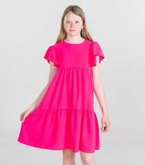 Детское платье Madzi 231027 02, фуксия 231027*02-158 цена и информация | Платья для девочек | pigu.lt