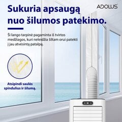 Universali lango tarpinė Adolus mobiliam oro kondicionieriui, 400cm kaina ir informacija | Kondicionieriai, šilumos siurbliai, rekuperatoriai | pigu.lt