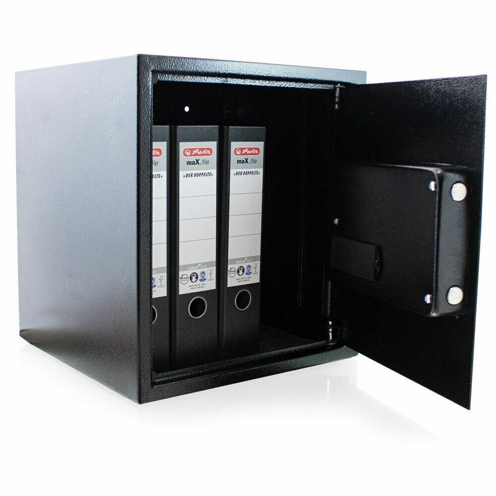 Elektroninis seifas, 360 mm x 400 mm x 360 mm, juodas kaina ir informacija | Seifai | pigu.lt