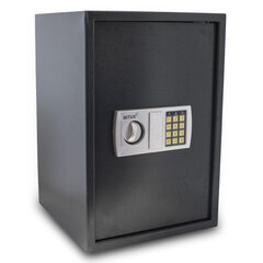 Didelis elektroninis seifas grafitinis kaina ir informacija | Seifai | pigu.lt
