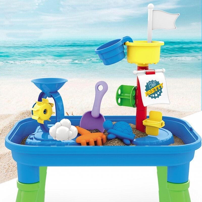 Smelio ir vandens stalas Woopie 2in1 Pirate Ship kaina ir informacija | Vandens, smėlio ir paplūdimio žaislai | pigu.lt