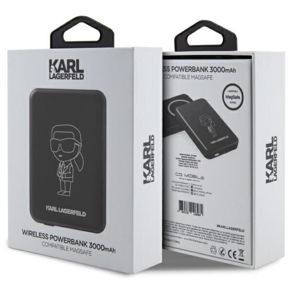 Karl Lagerfeld KLPBMKIOTTGK 3000 mAh цена и информация | Atsarginiai maitinimo šaltiniai (power bank) | pigu.lt