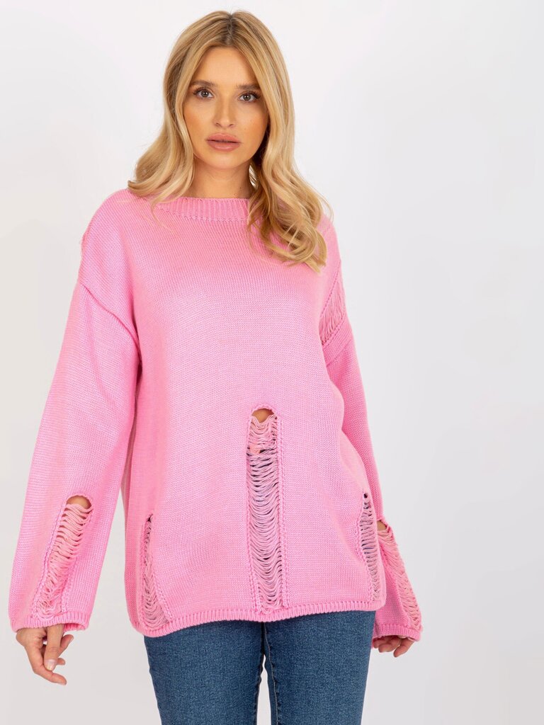 Megztinis moterims Badu 2016103350483, rožinis kaina ir informacija | Megztiniai moterims | pigu.lt