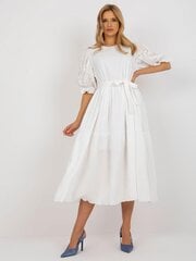 Suknelė moterims Lakerta 2016103360802, balta цена и информация | Платья | pigu.lt