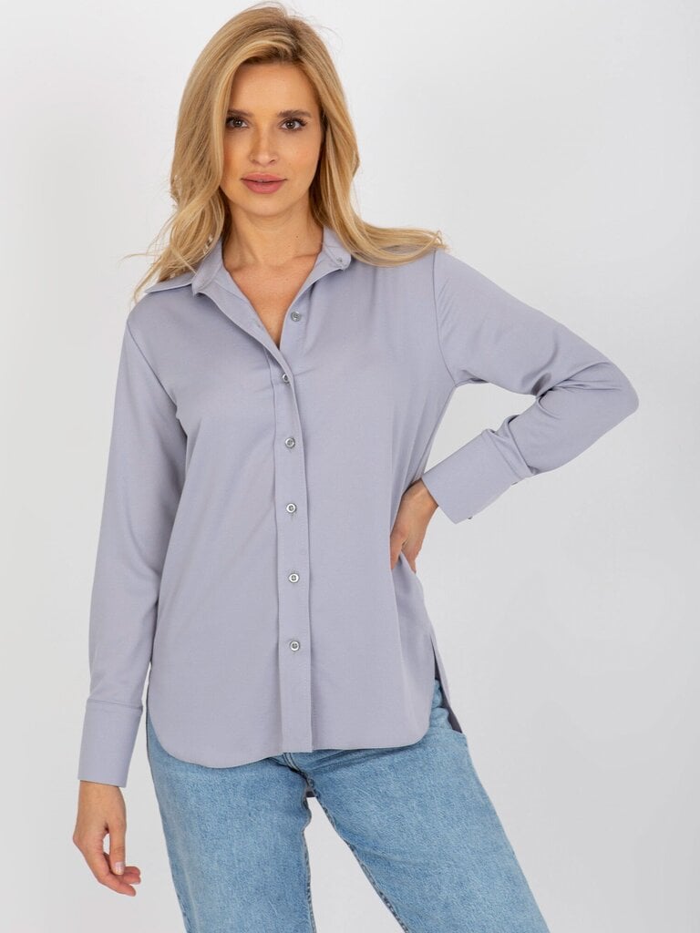 Marškiniai moterims Lakerta 2016103348602, pilki цена и информация | Palaidinės, marškiniai moterims | pigu.lt