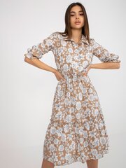 Suknelė moterims Lakerta 2016103364268, ruda kaina ir informacija | Suknelės | pigu.lt