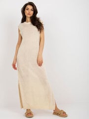 Suknelė moterims 2016103364763, smėlio spalvos kaina ir informacija | Suknelės | pigu.lt
