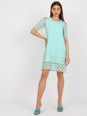 Abito Moda женксое платье 234020 01, голубой/бежевый 234020*01-ONE цена и информация | Платья | pigu.lt