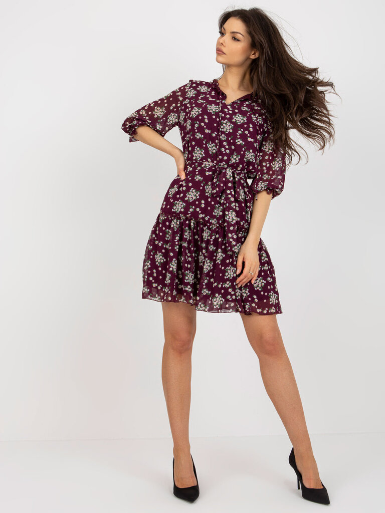 Suknelė moterims Lakerta 2016103372638, violetinė kaina ir informacija | Suknelės | pigu.lt
