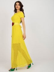 Suknelė moterims Lakerta 2016103365517, geltona kaina ir informacija | Suknelės | pigu.lt