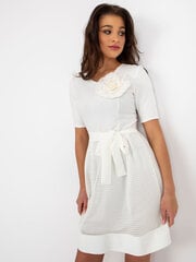 Suknelė moterims Lakerta 2016103366743, balta kaina ir informacija | Suknelės | pigu.lt