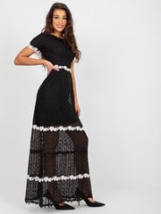 Suknelė moterims Lakerta 2016103366460, juoda kaina ir informacija | Suknelės | pigu.lt