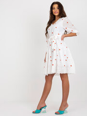 Suknelė moterims Lakerta 2016103369966, balta kaina ir informacija | Suknelės | pigu.lt