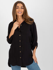 Marškiniai moterims Lakerta 2016103392094, juodi цена и информация | Женские блузки, рубашки | pigu.lt