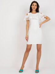 Suknelė moterims Lakerta 2016103372379, balta kaina ir informacija | Suknelės | pigu.lt