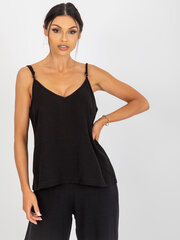 Женский топ больших размеров RUE PARIS, черный  цена и информация | Женские блузки, рубашки | pigu.lt