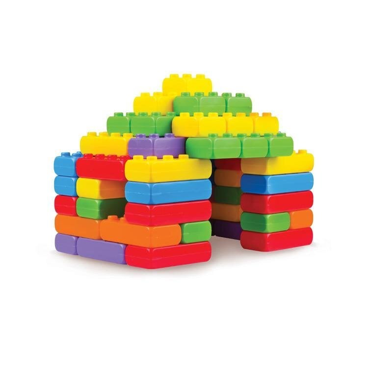 Statybinės kaladėlės „Plytos Junior“ 60 det.. kaina ir informacija | Žaislai kūdikiams | pigu.lt