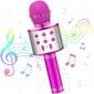 žaislinis karaoke mikrofonas su garsiakalbiu Dexter, rožinis цена и информация | Lavinamieji žaislai | pigu.lt