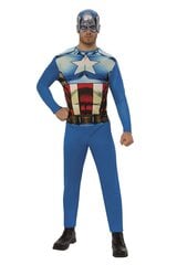 Karnavalo kostiumas Kapitonas Amerika, mėlynas kaina ir informacija | Karnavaliniai kostiumai | pigu.lt