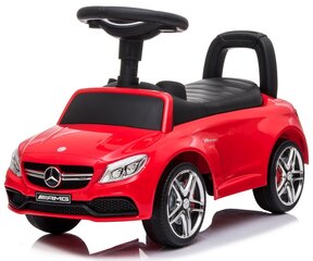 Paspiriama mašinėlė Sun Baby Mercedes Amg C63, raudona kaina ir informacija | Žaislai kūdikiams | pigu.lt