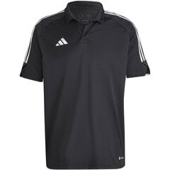 Koszulka męska adidas Tiro 23 League Polo czarna HS3578 цена и информация | Мужские футболки | pigu.lt