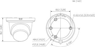 Tinklo kamera dahua ip 5mp hdw2549tm-s-il 2.8mm kaina ir informacija | Stebėjimo kameros | pigu.lt