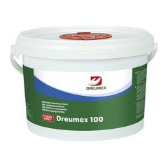 Rankų ir paviršių valymo servetėlės Dreumex 100 Power Wipes, 100 vnt. kaina ir informacija | Valymo šluostės, servetėlės | pigu.lt