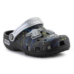 Crocs™ guminės klumpės vaikams Classic Grogu Clog T Jr 207893-001, juodos kaina ir informacija | Guminės klumpės vaikams | pigu.lt