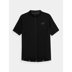 Dviratininko marškinėliai vyrams 4F M 4FSS23TFTSM173-20S, juodi kaina ir informacija | Sportinė apranga vyrams | pigu.lt