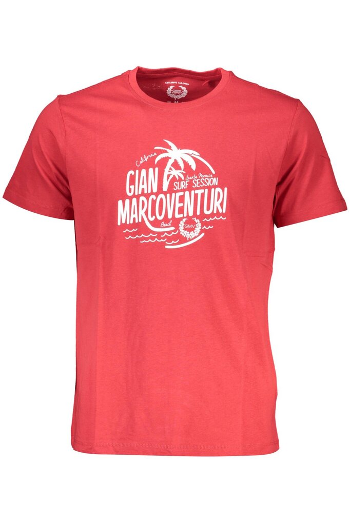 Gian Marco Venturi marškinėliai vyrams AU00790-ORLANDO, raudoni цена и информация | Vyriški marškinėliai | pigu.lt
