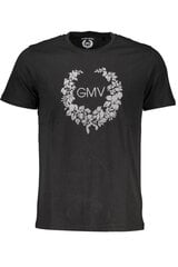 Gian Marco Venturi marškinėliai vyrams AU00783-ATTILIO, juodi цена и информация | Мужские футболки | pigu.lt