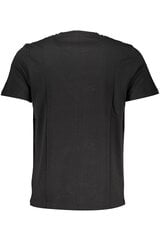 Gian Marco Venturi marškinėliai vyrams AU00783-ATTILIO, juodi kaina ir informacija | Vyriški marškinėliai | pigu.lt