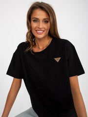 Женская блуза, черная цена и информация | Футболка женская | pigu.lt